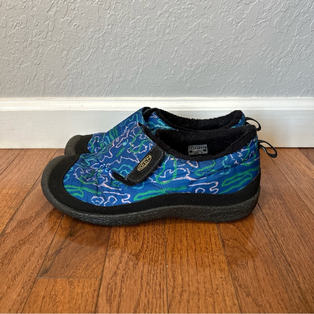 Keen Howser Slip On Shoes Lined Wrap Youth Size 6 Boys Or Girls Blue